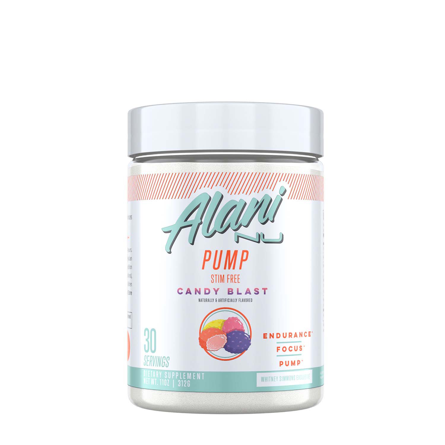 Alani Nu Pump Candy Blast Stimulant Free Supplement with Whitney Simmons